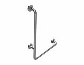 Držadlo nástěnné opěrné Bemeta Help 890 mm levé s krytkou nerez lesklý
