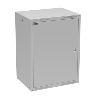 Rozvaděč datový nástěnný 19" Solarix GrandN DUO 16U plechové dveře