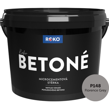Stěrka dekorativní Roko Betoné P148 Florence Grey 14 kg