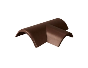 Hřebenáč rozdělovací pravý T220 Bramac Protector Plus se dvěma příchytkami tmavohnědá