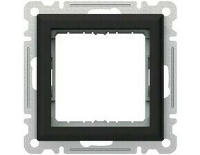 Adaptér k elektronickým přístrojům 45×45 mm Hager lumina černá mat