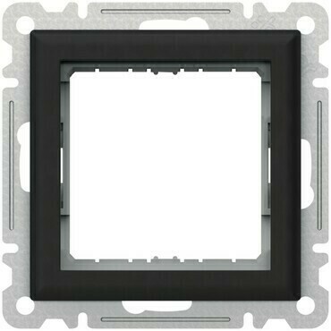 Adaptér k elektronickým přístrojům 45×45 mm Hager lumina černá mat