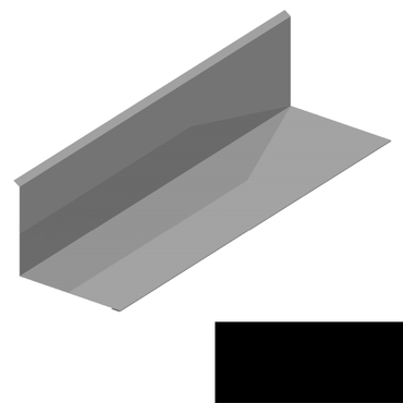 Lemování ke zdi rovnoběžné s okapem RS250S-105 PU 50 MAX MN131 černá