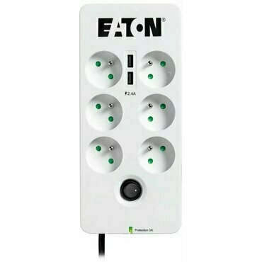 Kabel prodlužovací s přepěťovou ochranou Eaton PB6UF 1,5 m IP 20