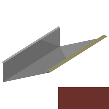 Lemování ke komínu vrchní RS416V-75 SP 25 RAL 3009 cihlově hnědá