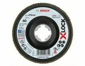Kotouč lamel. Bosch X571 Best for Metal X-LOCK PL 115 mm 40