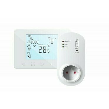 Termostat bezdrátový Auraton Orion SET WiFi s přijímačem do zásuvky 230 V
