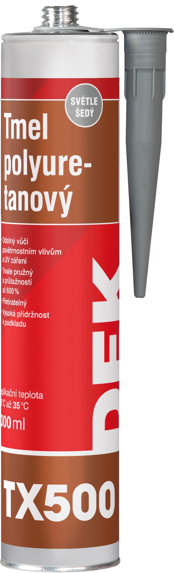 DEK Tmel polyuretanový DEK TX500 300 ml