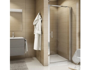 Dveře sprchové SanSwiss TOPP 900 mm aluchrom/čiré