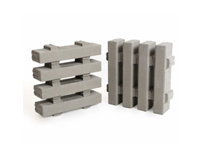 Dlažba betonová Liapor Rainstone šedá 400×400×100 mm