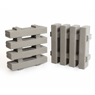 Dlažba betonová Liapor Rainstone šedá 400×400×100 mm