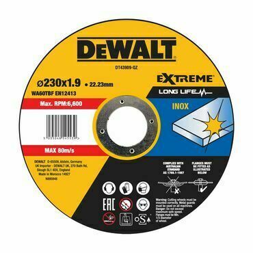 Kotouč řezný DeWALT DT43909 230×22,2×2 mm 25 ks