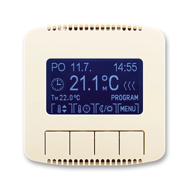 Termostat univerzální digitální ABB Tango slonová kost