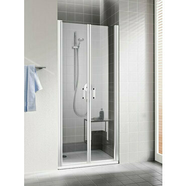 Dveře sprchové Kermi CADA XS CKPTD 1050 mm stříbrná/čiré sklo