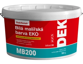 Malba interiérová DEK MB200 EKO bílá, 18 kg