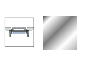 Rošt Profilpas FLAT COVER XPF/70 nerez broušená