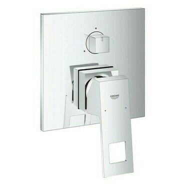 Díl nadomítkový Grohe Eurocube chrom s 3 směrným přepínačem 24094000