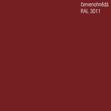 Svitek dělený RAL 3011 tloušťka 0,5 mm II. jakost