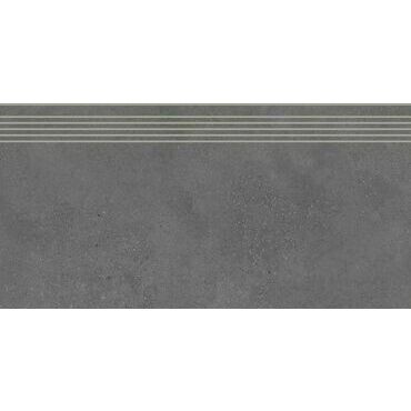 Schodovka Rako Betonico 40×80 cm černá DCP84792