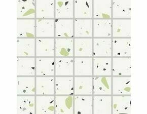 Mozaika Rako Spectra 5×5 cm (set 30×30 cm) zelená vícebarevná WDM05549