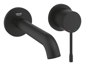 Baterie umyvadlová podomítková Grohe Essence 2 otvory, velikost M phantom black 29192KF1