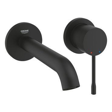 Baterie umyvadlová podomítková Grohe Essence 2 otvory, velikost M phantom black 29192KF1