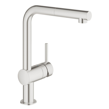 Baterie dřezová stojánková Grohe Minta SuperSteel 32168DC0