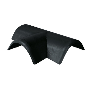 Hřebenáč rozdělovací levý T220 Bramac Protector se dvěma příchytkami ebenově černá