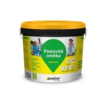 Omítka silikonsilikátová weberpas extraClean zrnitá 1,5 mm MO8E 25 kg