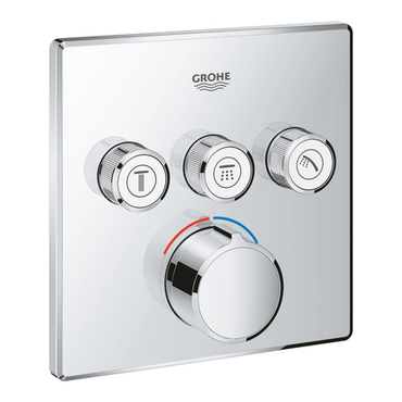 Baterie podomítková Grohe SmartControl 3-cestná chrom 29149000