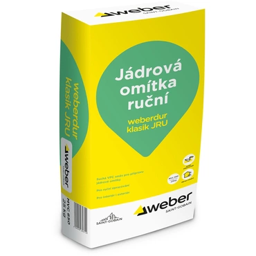 Omítka jádrová weberdur klasik JRU 25 kg