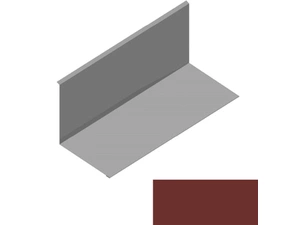 Lemování ke zdi rovnoběžné s okapem RS312S-120 PU 50 MAX MR539 cihlově hnědá