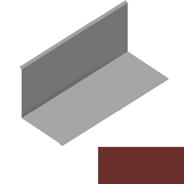 Lemování ke zdi rovnoběžné s okapem RS312S-120 PU 50 MAX MR539 cihlově hnědá