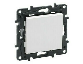 Tlačítko řazení 1/0 Legrand Niloé Step bílá