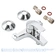 Baterie vanová nástěnná Grohe Eurosmart 150 mm chrom s přepínačem 33300002