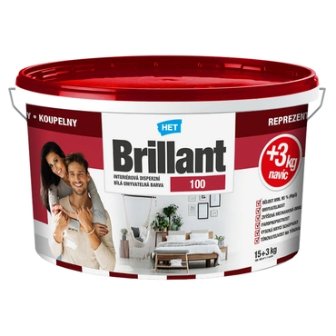 Malba interiérová HET Brillant 100 bílá 15+3 kg