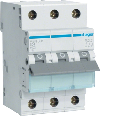 Jistič Hager MBN306 6 kA B 6 A