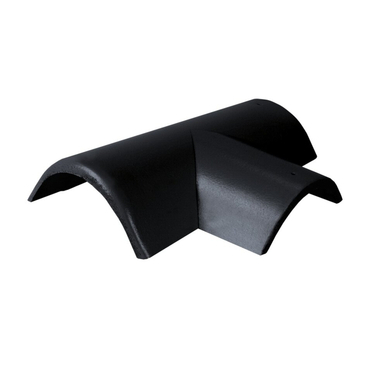 Hřebenáč rozdělovací pravý T220 Bramac Protector Plus se dvěma příchytkami ebenově černá