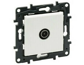 Zásuvka anténní hvězda Legrand Niloé Step TV bílá