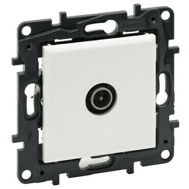 Zásuvka anténní hvězda Legrand Niloé Step TV bílá