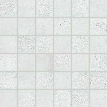 Mozaika Rako Cemento 5×5 cm (set 30×30 cm) světle šedá DDM06660