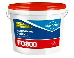 Omítka silikonová Stachema FO800/SILCOLOR RS hlazená 1,5 mm bílá 25 kg