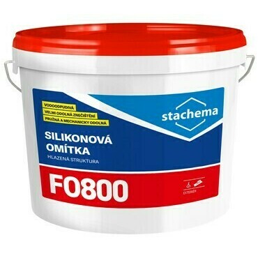 Omítka silikonová Stachema FO800/SILCOLOR RS hlazená 1,5 mm bílá 25 kg
