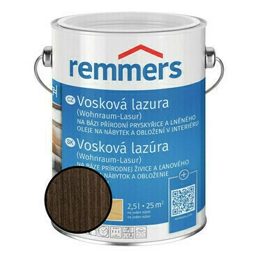 Lazura vosková Remmers mocca, 0,75 l