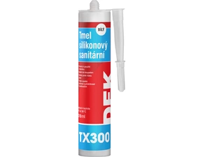 Tmel silikonový sanitární DEK TX300 bílý 310 ml