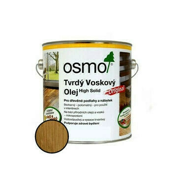 Olej tvrdý voskový Osmo Original 3065 bezbarvý 0,75 l