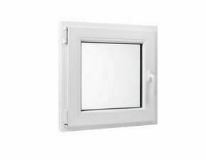 Okno plastové BRAVO OS1 bílé levé 600×600 mm