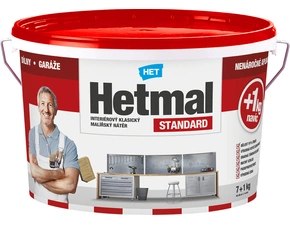 Malba interiérová HET Hetmal Standard bílá, 7+1 kg