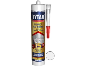 Tmel silikonový Tytan PERFECT BATHROOM bílý 280 ml
