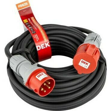 Kabel prodlužovací neoprenový spojka DEK PR825 25 m 4 mm2 IP 44
